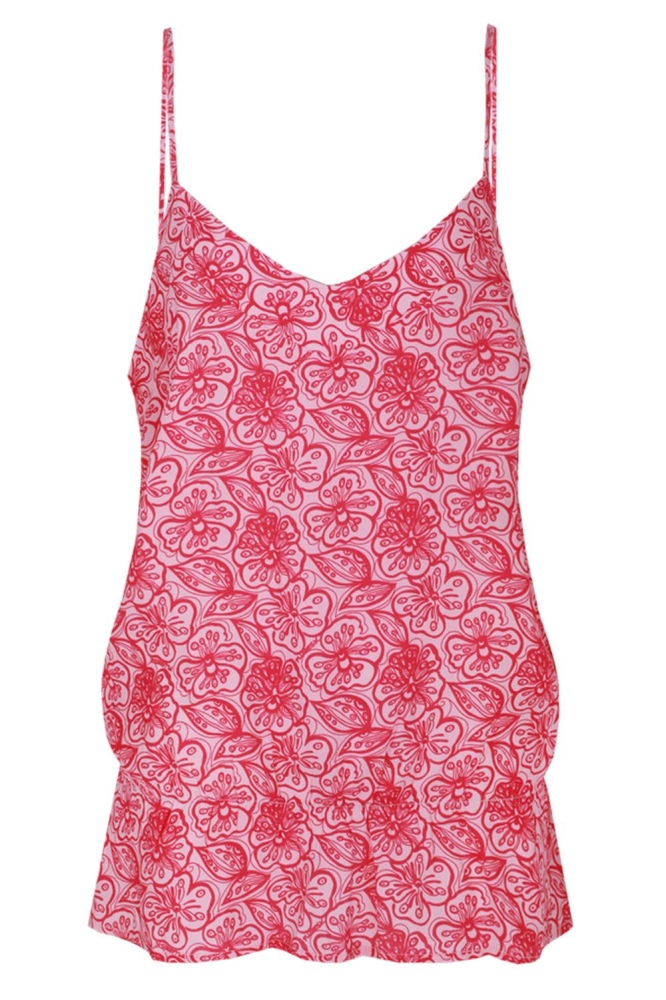 CELINE SINGLET 25ZFZF02 PIGGY PINK/BRIGHT PINK